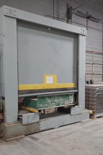 D.J. Murray, roll splitter, 96" max roll width, 86" max diameter