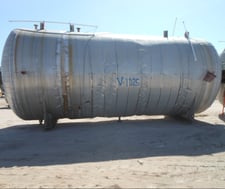 Ipsco Sulfide Reactor, 11' ID x 24'-0" straight side, horizontal, SA 516 55, MAWP 65 psia @ 650°F, National