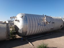 4620 gallon 90" ID x 132" -6", vertical, G.a. Mosites Company G.A. Mosites Co., SA 516 70 Mat' l, MAWP 137