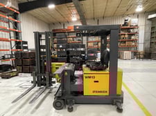 2750 lb. Steinbock #WM13F, electric side loader forklift, 177" lift height, 4226 hours