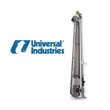 Universal Industries #SC-6X4-X-16DH, Stainless Steel bucket elevator, 1 HP Baldor motor, 1800 RPM, 230/460