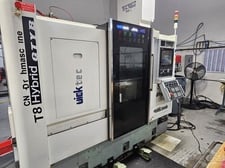 Quick-Tech #T8-HY, hybrid 9" Axis twin spindle turn/mill center, Mitsubishi M830S Control, 19.7" swing, 2017