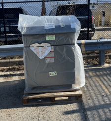 225 KVA 480 Primary, 208Y/120 Secondary, Siemens #3F3Y225D16, Dry Type Transformer