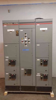 Cutler-Hammer #6AF1221274-D, unitrol motor control cen, 3-phase, 3-wire, 480 V