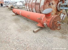 1554 sq.ft., 150 psi shell, Rubicon #VT221B1-216V, Shell/Tube Heat Exchanger, 200&deg;F, 26" diameter x 216"