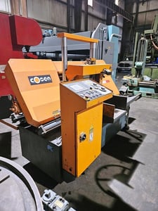 16.5" x 16.5" Cosen #C-420NC, automatic horizontal band saw, 50-328 FPM, 10 HP, 2009