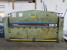 16 gauge x 10' Feco #15, Roto-Die hydraulic bender, 3" stroke, 7.5" die space, 20-50 SPM, 1981