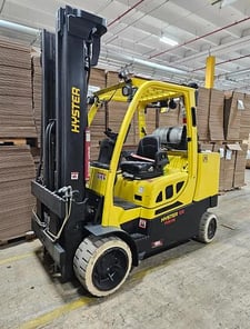 12000 lb. Hyster #S120FTPRS, LPG forklift, class IV, 3 stage mast, 4 way valve, 1671 hours, 2015