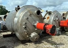 1950 gallon Alloy Fabricators, Mix Tank with Internal Coils, 304 Stainless Steel Jacketed, 44 psi, 78"