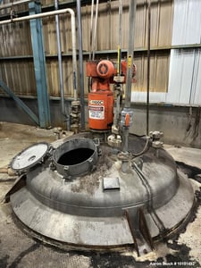 2200 gallon Alloy Fabricators, 316L Stainless Steel Jacketed Mix Tank, 85 psi at 120°F, 90" diameter x 60"