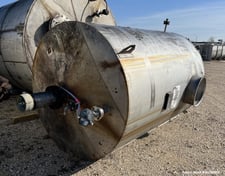 1500 gallon Tank, 304 stainless steel Bendel 65" diameter x 8' 2" straight side total, height add 37" for vent