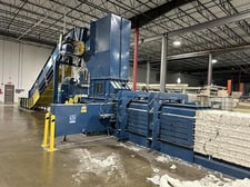 Balemaster #EO-2273, horizontal baler, 10" cylinder, 75 HP, 42" x 42" x variable length bale