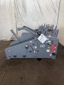 2200 lb. Aida #LM-2532, cradle straightener, 40" outside dimension, .002"-.126" thickness, 9.85" width, 3 HP