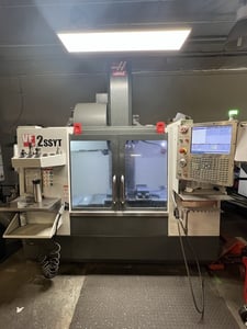 Haas #VF-2SSYT, CNC vertical machining center, 4-Axis, 30" X, 20" Y, 20" Z, 12000 RPM, 24 automatic tool