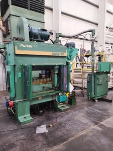 30 Ton, Minster #TR2-30 Pulsar straight side press, 1" stroke, 9" Shut Height, 100-1400 SPM, 1981