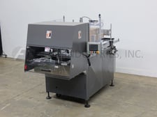Automatic dual head tray former, Delkor #751, up to 75 trays per minute