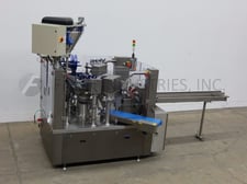 Viking Masek #SP-8S-235, automatic, rotary, intermittent motion, 8-station, pre-made pouch filler & sealer