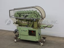 Mazzoni #TV/SIMPLO/SL/A/80-130, continous motion soap bar cutter, 5" W conveyor belt