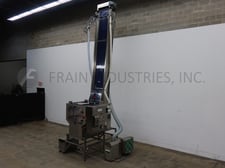 Sidel #2024, automatic Stainless steel water fall style capacity elevator / feeder & sorter, 50-300