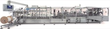 Roberts Packaging #C1000, 3-up, automatic, horizontal, continuous motion, form, fill & seal machine, 50-200