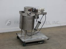 30 gallon Lee #30DMT, 316 Stainless Steel jacketed & insulated motion kettle, 40 psi, 23" dia. x 21" deep