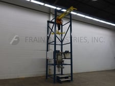 Super sack unloading system, Flexicon #BFC-C, bulk bag, with 109" long cantilevered I-beam extending 45"