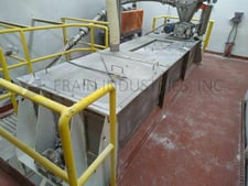 115 cu.ft. Sprout Waldron / Andrtiz #B-115, double ribbon mixer, 304 Stainless Steel, 143" length, 42" width
