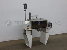 5 cu.ft. Ross #42N-05S, double ribbon mixer, 316 Stainless Steel contact parts, 38" length, 17" width, 21"