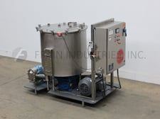 Oakes #40SM, 304 Stainless Steel slurry mixer & transfer system, 1000 lb batches with a 4-9 minute mix time