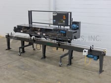 Doboy #GS1000S, high speed, mount over conveyor, double fold, hot melt, bag sealer, 0-100 FPM