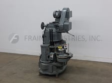 Angelus #29P, automatic, 4-head rotary atmospheric can seamer, 50-200 cans per minute, no can / no lid and