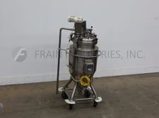 26.4 gallon Abec / Abec Technologies, 100 liter 316L S.S insulated, internal vacuum pressur tank, 18" dia. x
