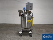 26.41 gallon Precision, Reactor, Stainless Steel, 20" diameter x 22" straight side, 45 psi/FV Internal, 100