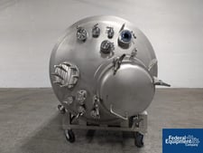 264.2 gallon Precision Stainless, Reactor, Stainless Steel, 42" diameter x 42" straight side, 51 psi/FV