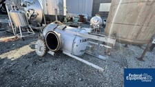 200 gallon Plant Maintenance, Receiver Tank, carbon steel, 36" diameter x 48" straight side, 90 psi/FV @ 200