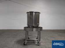 50 gallon Stainless Steel Tank, 24" diameter x 24" straight side