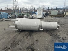 825 gallon Steel-Pro, Receiver Tank, Stainless Steel, 36" diameter x 61" straight side Bottom & 24" diameter