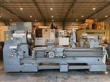 36"/62" x 96"/132" LeBlond Makino #26/5-HS Regal, sliding bed lathe, 24" BIson 4-jaw chuck, 5-1/4" bore