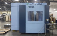 Matsuura #HPlus-630, CNC horizontal machining center, G-Tech 30i, 41.3" X, 36.2" Y, 38.9" Z, 12000 RPM, 120