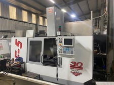 Haas #VF-5, CNC vertical machining center, #50, rigid tap, thru spindle coolant, 1997