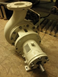 700 GPM @ 90' TDH, Goulds #3196-MT, Centrifugal Pump, Horz., 1-Stage, 9.5" imp., 6" suction, 4" discharge