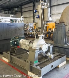 189 GPM @ 213' TDH, Flowserve #2HPX15A, Centrifugal Pump, Horz., 1-Stage, 14.13" imp., 4" suction, 2"