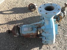 390 GPM @ 105' TDH, Allis-Chalmers #F4B3391, Centrifugal Pump, Horz., 1-Stage, 6" suction, 4" discharge, 3500