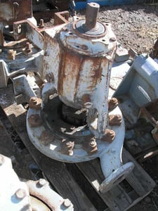 275 GPM @ 120' TDH, Allis-Chalmers #F4D1-391, Centrifugal Pump, Horz., 1-Stage, 13" impeller, 3" suction