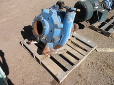 400 GPM, Allis-Chalmers #PWO-F8-B1, Centrifugal Pump, Horz., 1-Stage, 14" imp., 8" suction, 4" discharge