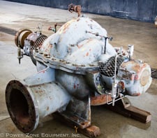 10000 GPM @ 145' TDH, Allis-Chalmers #14x16, Centrifugal Pump, Horz., 1-Stage, 20.75" imp., 16" suction, 14"
