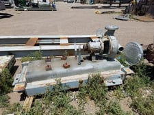 750 GPM @ 151' TDH, Durco #2K6x4-130/122ARV, Centrifugal Pump, Horz., 1-Stage, 6" suction, 4" discharge, 1800