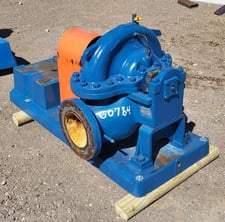 1000 GPM @ 192' TDH, Goulds #3405-5x8x14, Centrifugal Pump, Horz., 1-Stage, 8" suction, 5" discharge, 1750 RPM