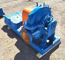 1500 GPM @ 192' TDH, Goulds #3405-6x8x17, Centrifugal Pump, Horz., 1-Stage, 8" suction, 6" discharge, 1780 RPM