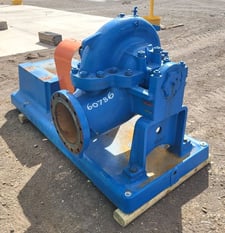 2300 GPM @ 194' TDH, Goulds #3405-8x10x17, Centrifugal Pump, Horz., 1-Stage, 10" suction, 8" discharge, 1750